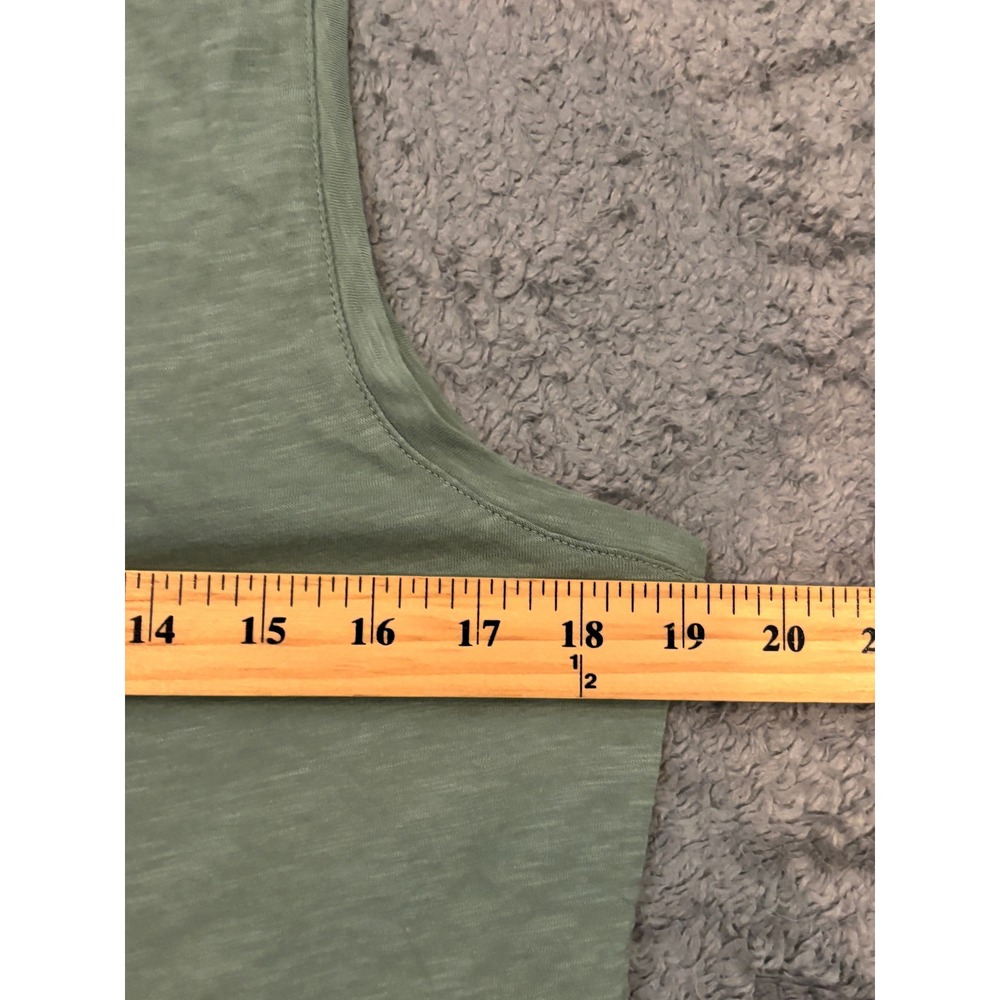 Madewell Whisper Cotton V-Neck Tank Top Washed Olive Green K7393 Mens Size M New - Picture 5 of 8